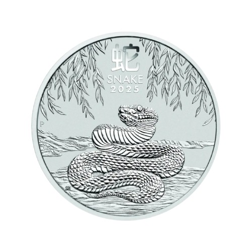 1 oz Lunar III Year of the Snake 2025 zilver