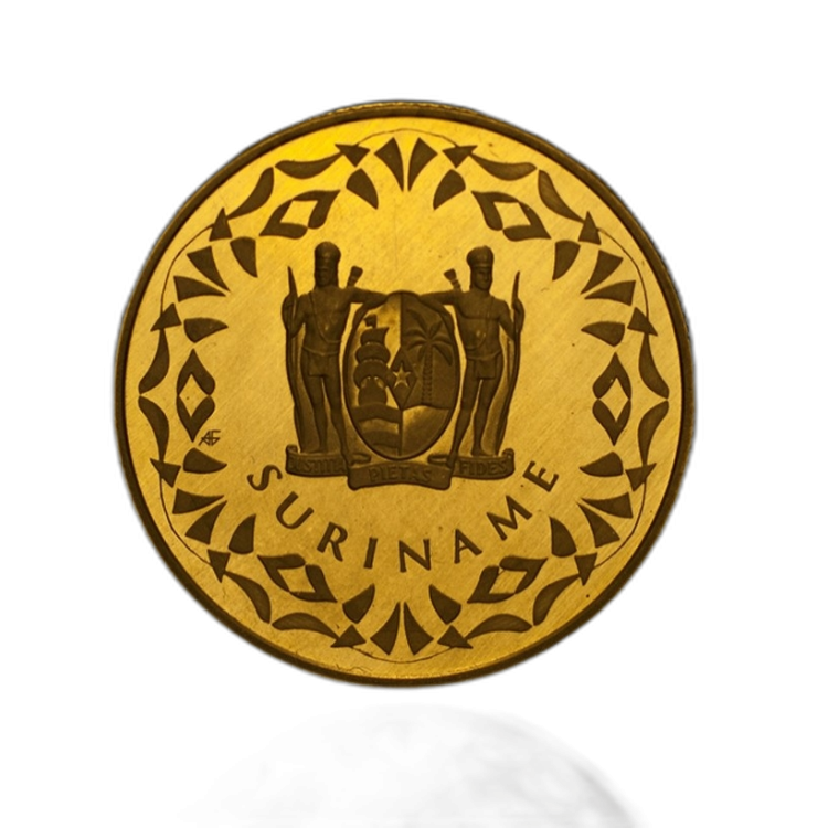 1 Troy ounce gouden munt Suriname 100SRD 2012 front