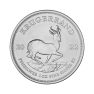 Voorkant 1 troy ounce zilveren Krugerrand munt