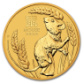 1/10 Troy ounce gouden munt Lunar 2020 voorkant