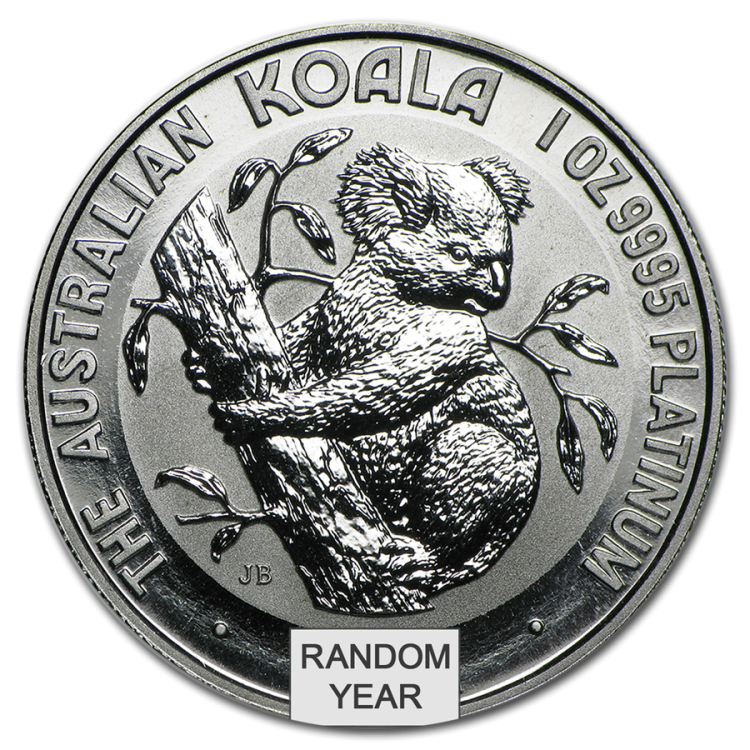 1 troy ounce platinum coin Koala (various years) front