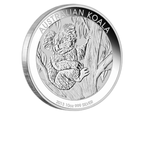 10 Troy ounce zilveren munt Koala 2013 voorkant