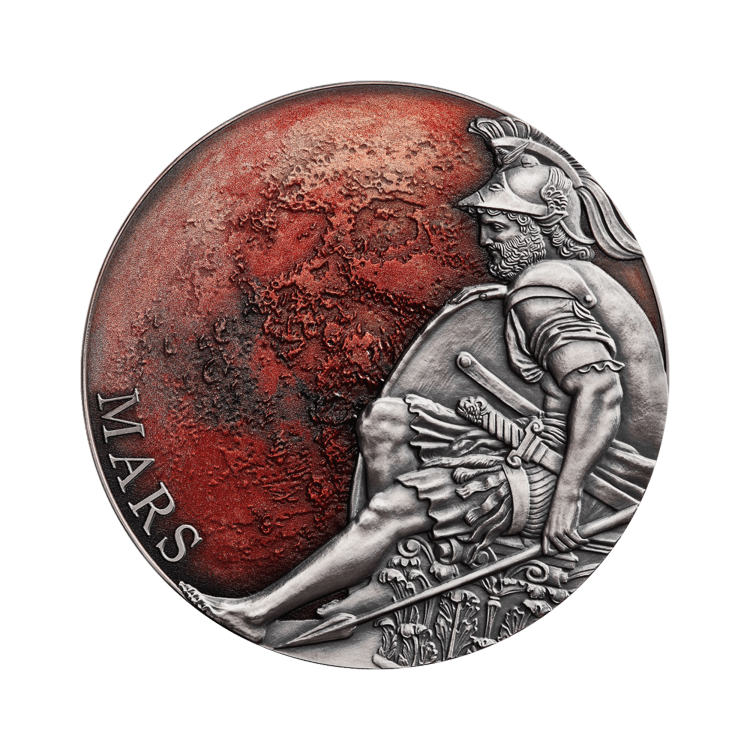 3 troy ounce zilveren munt Kameroen - Mars 2020 voorkant