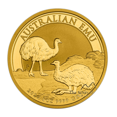 1 troy ounce gold coin Emu 2020 front