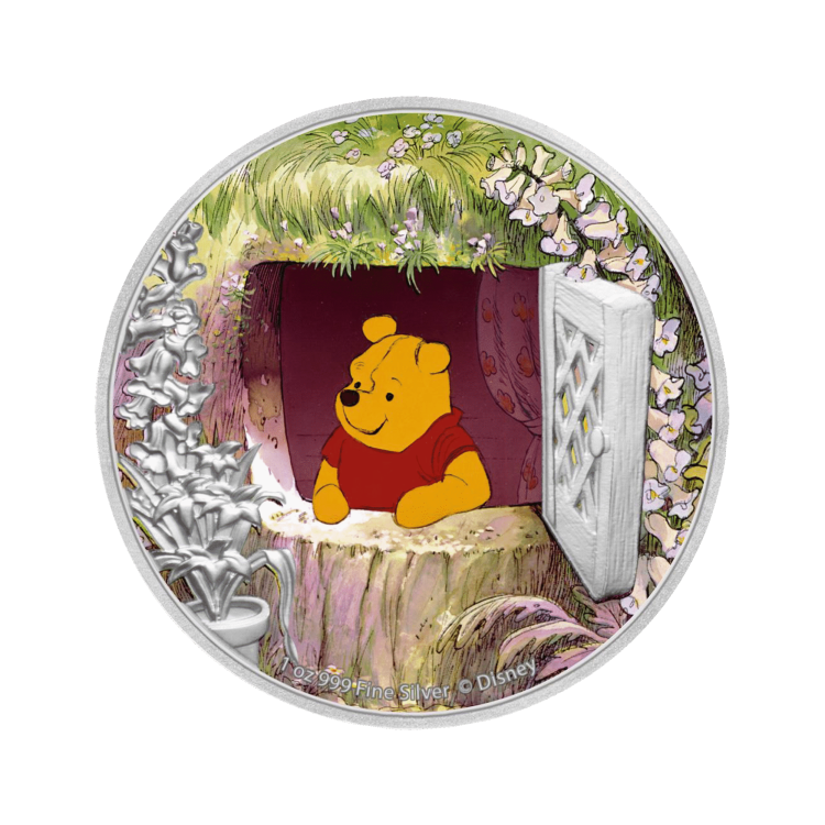 1 troy ounce silver coin Disney Winnie the Pooh 2020 - Proof front