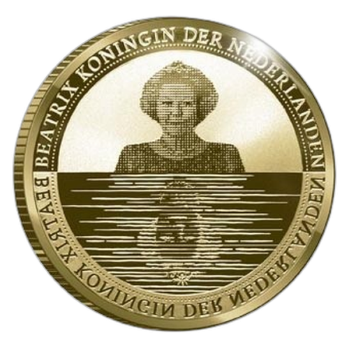 10 gulden goud Proof Gouden Tientje Waterland 2010 voorkant