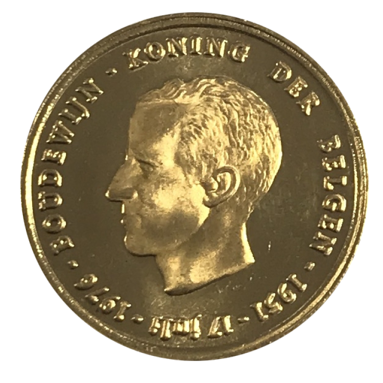 Gouden munt Boudewijn