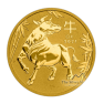 1/20 troy ounce gouden Lunar munt voorkant