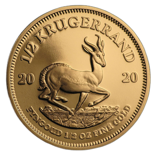 1/2 Troy ounce gouden munt Krugerrand Proof front