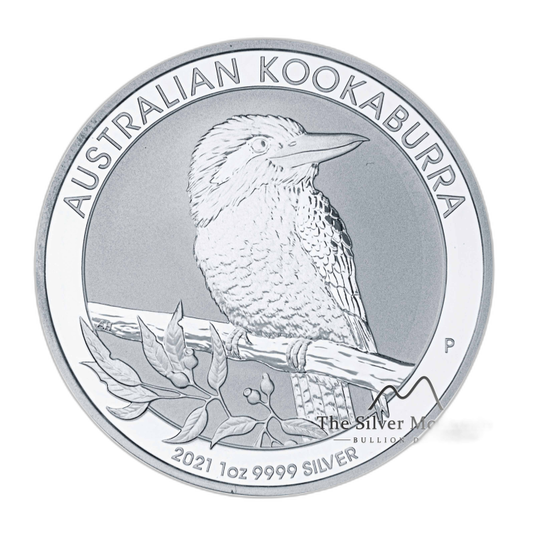 Kookaburra 2021 zilveren munt 1 troy ounce voorkant