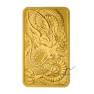 1 Troy ounce gouden muntbaar Rectangular Dragon 2021 voorkant