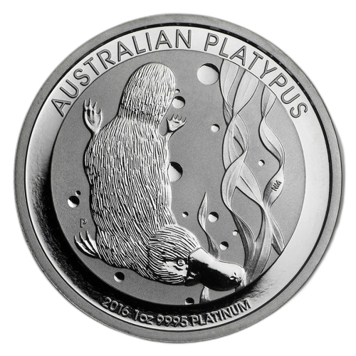 1 troy ounce platinum Platypus coin 2017 front