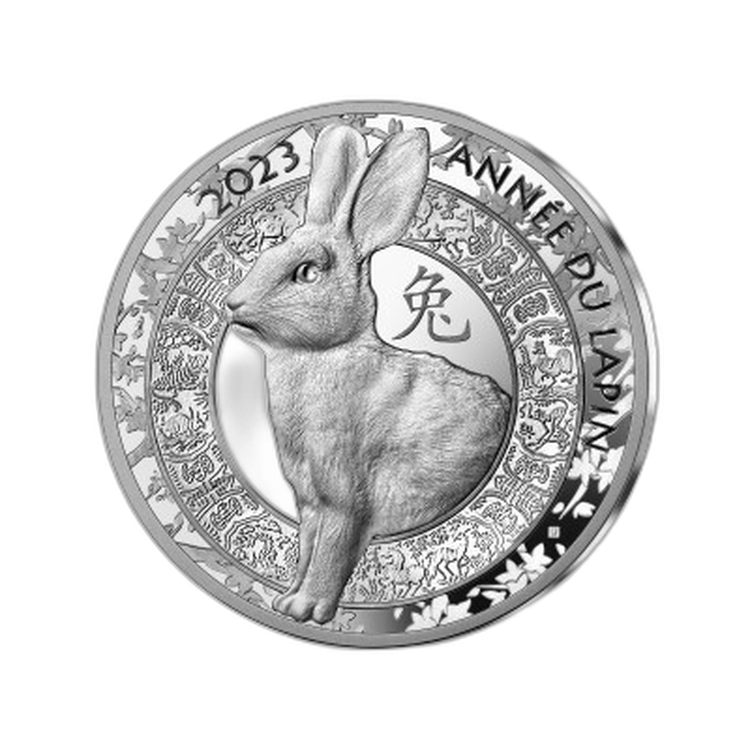 20 euro munt Frankrijk - konijn 2023 voorkant