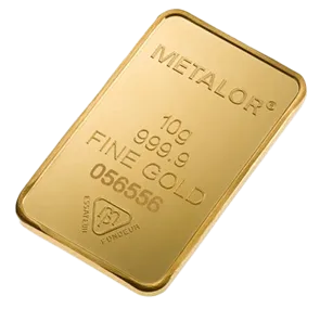 Buy a gold bar of 10 grams