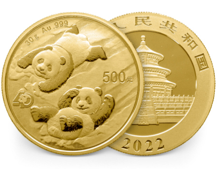 Gouden Panda munten kopen