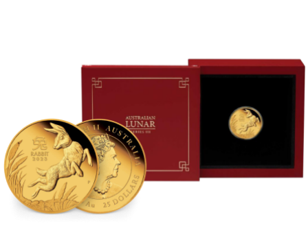 Gouden Lunar proof munten kopen