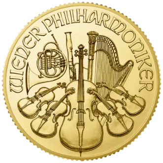Gouden Philharmoniker van 1/4 troy ounce