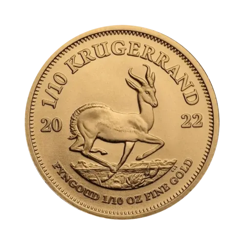 Gouden 1/10 troy ounce Krugerrand munt