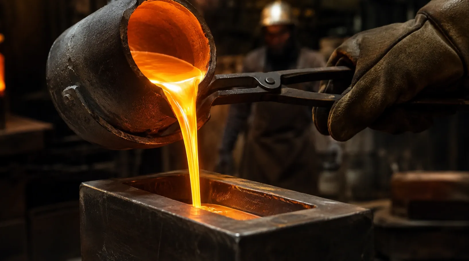how gold melting works